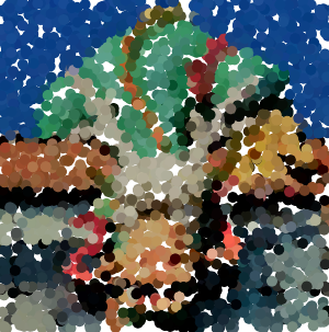 pointillism via processing