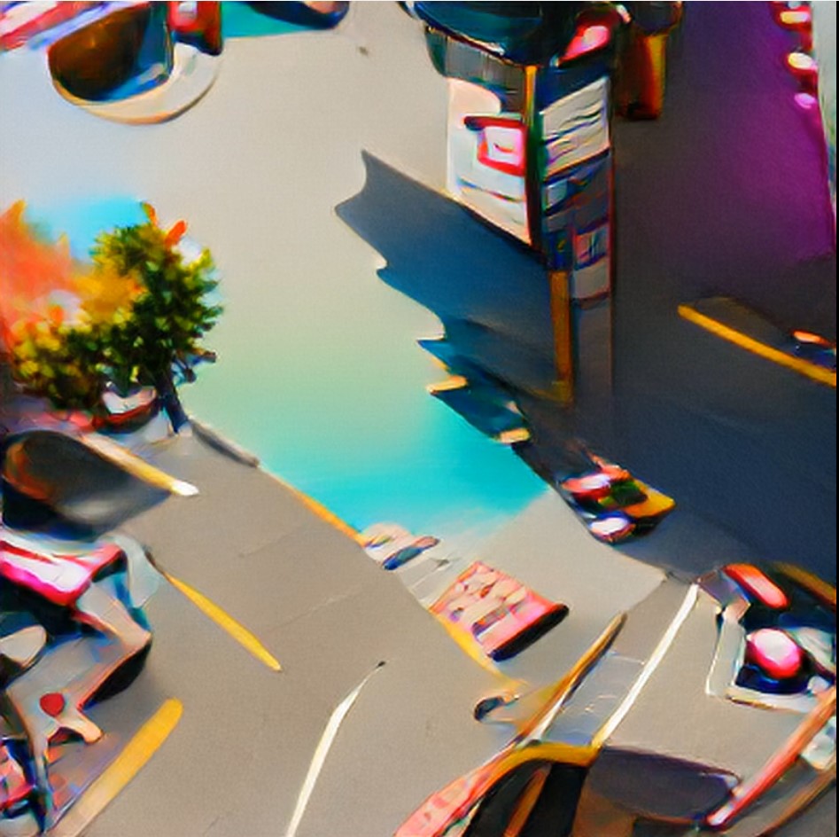 painted city animation